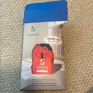 Slynnar Black Travel Bag for Car Seats